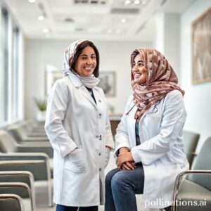 صورة احترافية لعيادة أسنان حديثة في السعودية مع طاقم طبي ودود، تعكس جودة الخدمات والعناية بالمرضى.