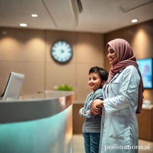 دكتورة ريم شهاب تستقبل مريضًا في عيادة أسنان حديثة تعمل 24 ساعة في القنفذة