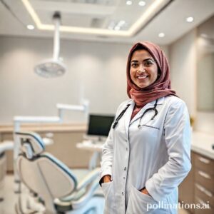 الدكتورة ريم شهاب ترحب بمرضاها في عيادتها المتطورة بجدة، معبرة عن جودة الرعاية السنية.