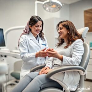 دكتورة ريم شهاب تتحدث مع مريضة في عيادتها الحديثة بالرياض