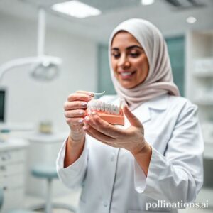 دكتورة ريم شهاب تشرح طريقة تنظيف الأسنان الصحيحة باستخدام نموذج أسنان