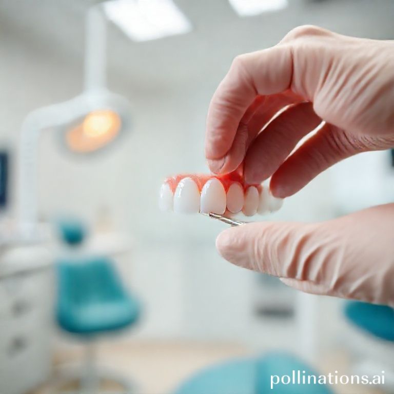 صورة مقربة للثة صحية وأسنان نظيفة، مع إشارة للرعاية الوقائية في عيادة د. ريم شهاب.