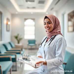 صورة داخلية لعيادة أسنان حديثة في الدمام، تعكس الجودة والرعاية الميسرة.