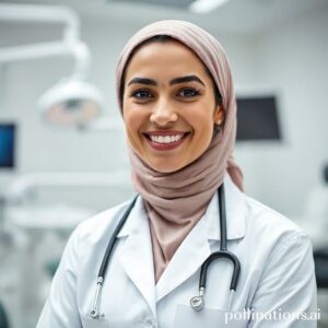 د. ريم شهاب - طبيبة أسنان سعودية رائدة في الرياض تقدم استشارة لمرضاها