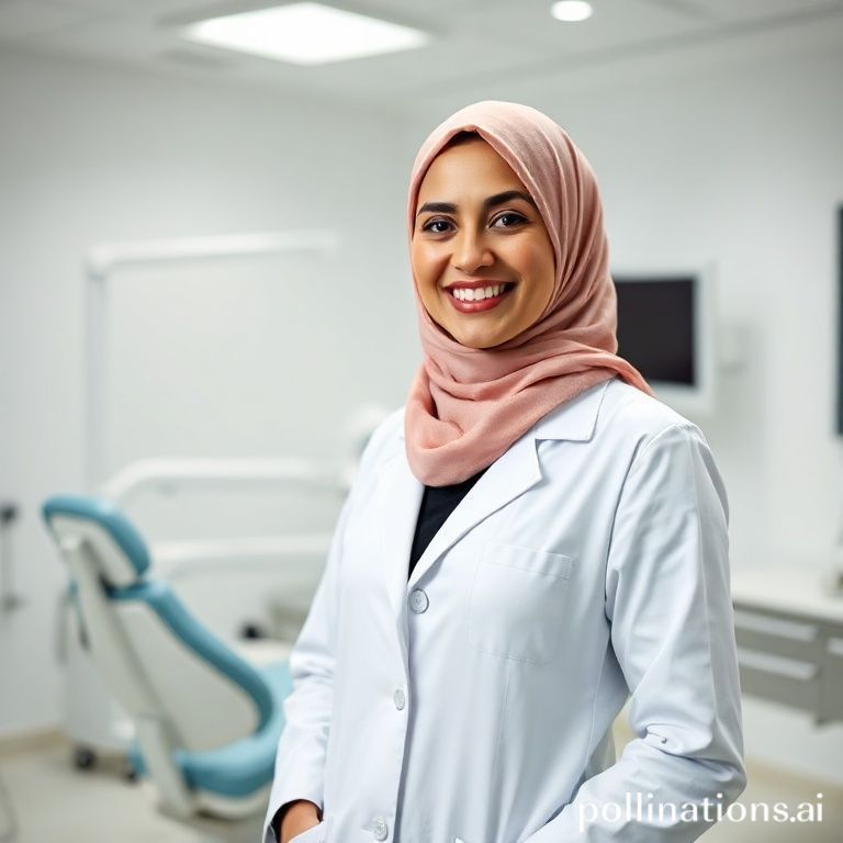 الدكتورة ريم شهاب في عيادتها الحديثة بالقنفذة، تستقبل المرضى بابتسامة