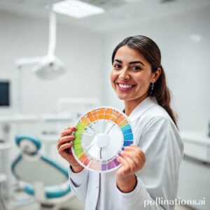 الدكتورة ريم شهاب تستعرض ألوان تقويم الأسنان في عيادتها بالقنفذة